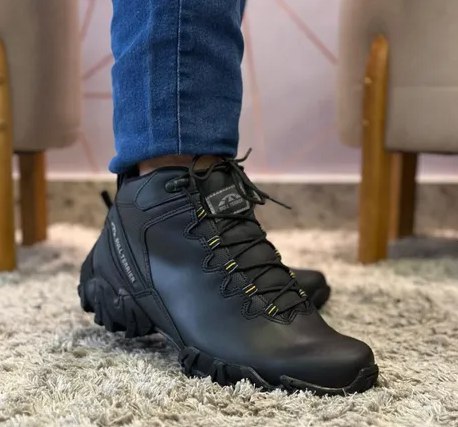 Bota Couro Bull Terrier Dakar Masculina Num. 39 ao 44 - 4 cores