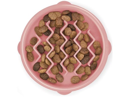 Oferta: Outward Hound Fun Feeder Slo Bowl, Slow Feeder Dog Bowl, Pequena, Rosa