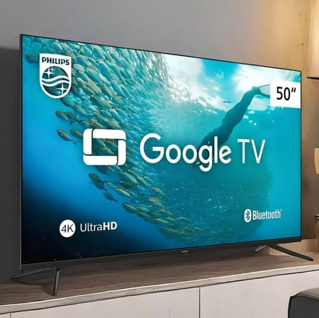 Smart Tv Philips 50 4k 50pug7019 Google Tv Comando De Voz