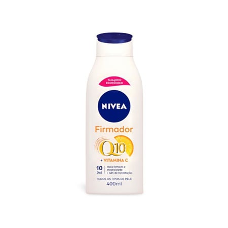 NIVEA Loção Hidratante Firmador Q10 + Vitamina C Todos os Tipos de Pele 400ml - Sua pele c...