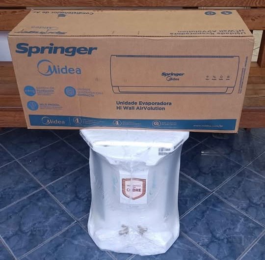 🤓Ar Condicionado Split Hi Wall Inverter Springer Midea AirVolution Connect 18000 BTU/h Fr...