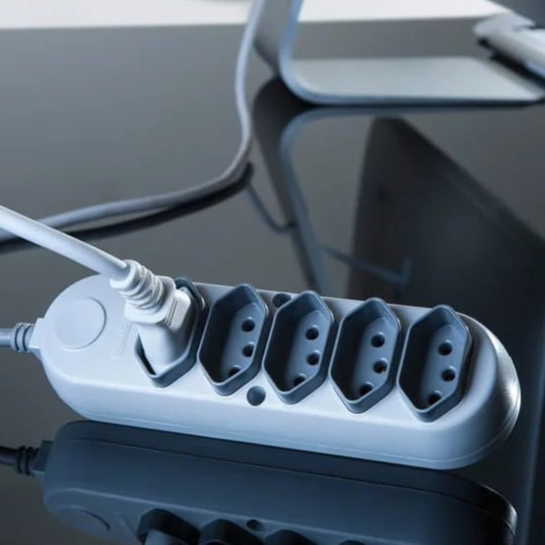 Tramontina Extensão Múltipla 5 Tomadas 2P+T 10 A 250 V 3 m