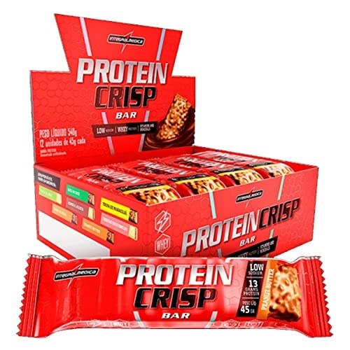 Integralmédica Whey Crisp Bar Peanut Butter 12 Unidades