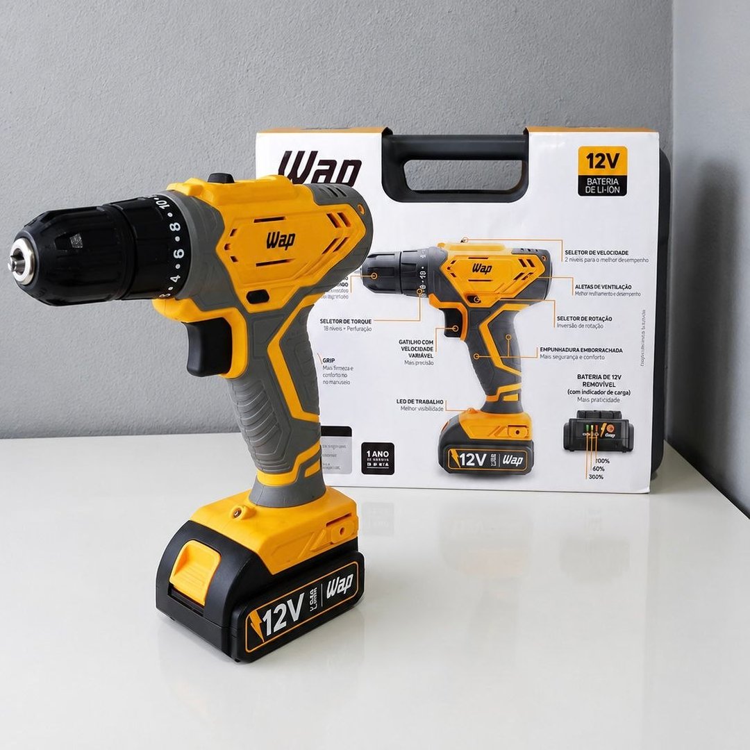 Parafusadeira E Furadeira De Impacto Wf 12k3.2 Wap