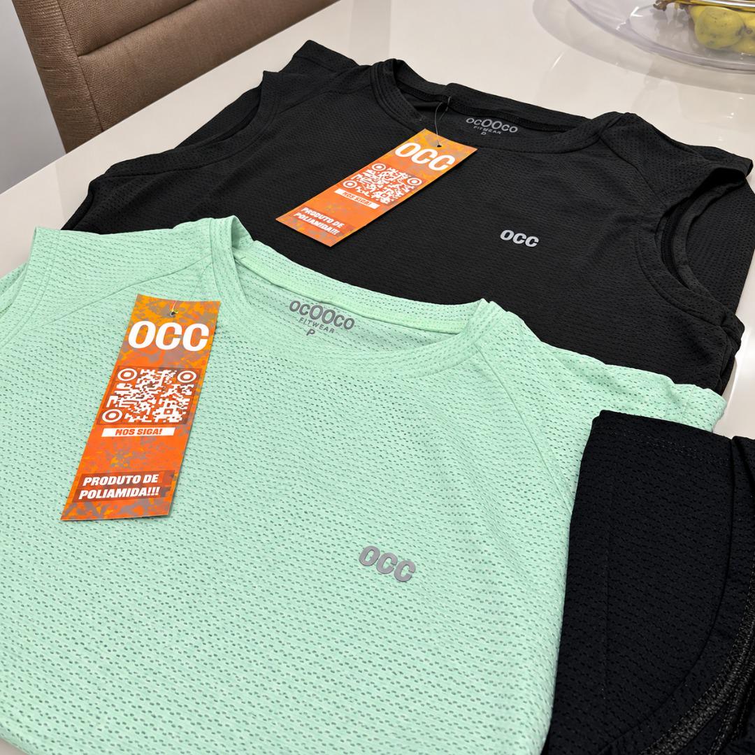Camisa Regata Feminina Poliamida Furadinha