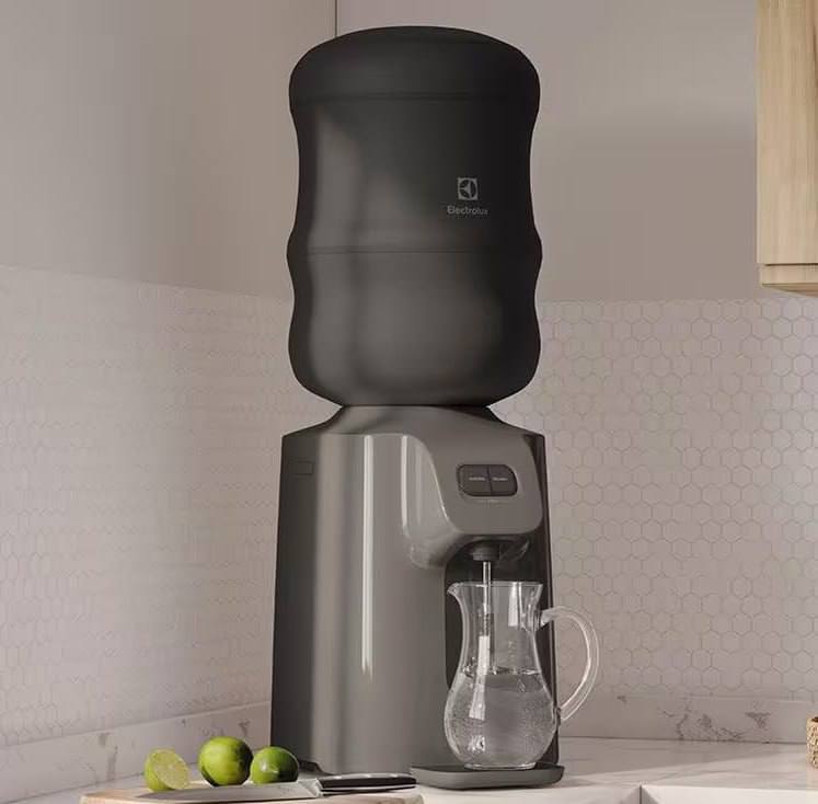 Bebedouro Electrolux De Água Natural Fria E Gelada Com Compressor Ecológico Bc01x Cinza 12...