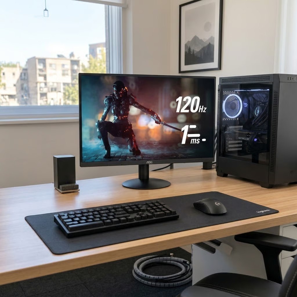 🤓Monitor Gamer Aoc 21,5 Led Full Hd Va Hdmi Vga Vesa 120hz