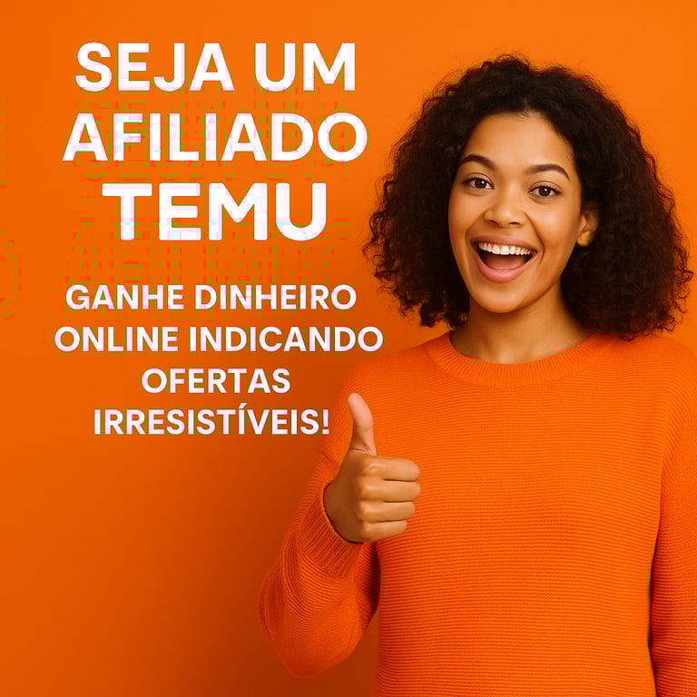📦 Seja um Afiliado Temu: Ganhe Dinheiro Online Indicando Ofertas...