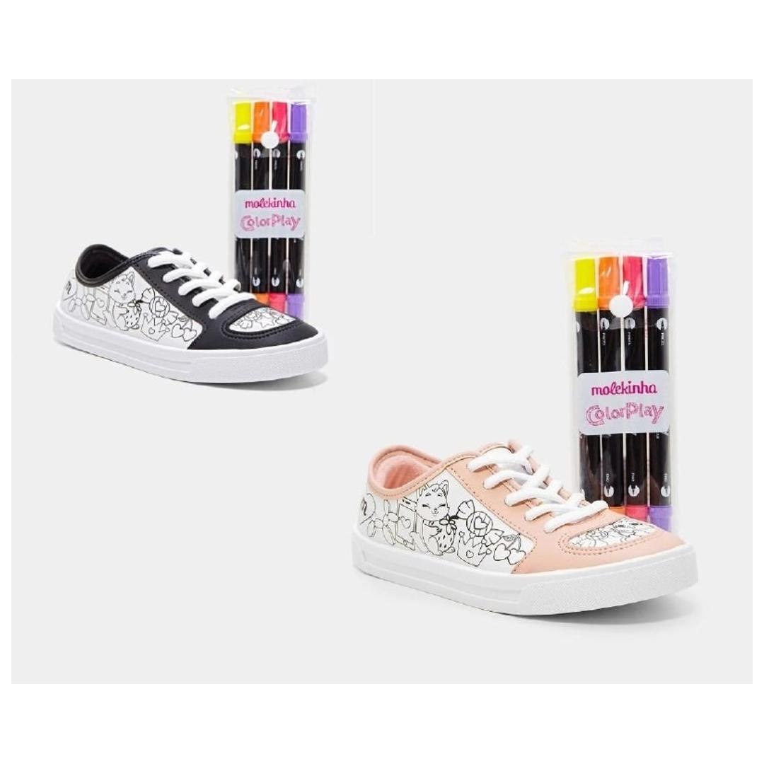 Tênis Infantil Molekinha Casual Menina