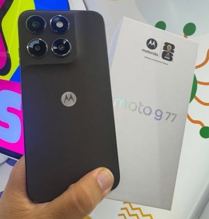 Motorola Moto G77 5G 256GB 24GB RAM Boost Câm. Tripla 108MP Ultra-Pixel + Selfie 32MP Tela 6.8” 1.5K extreme Amoled 120hz Ultrarresistente