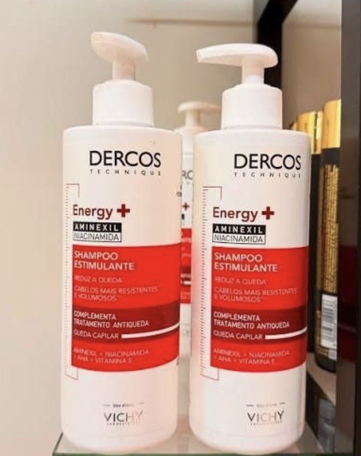 Shampoo Antiqueda Estimulante com Aminexil, Dercos Energy+ Vichy, 400g