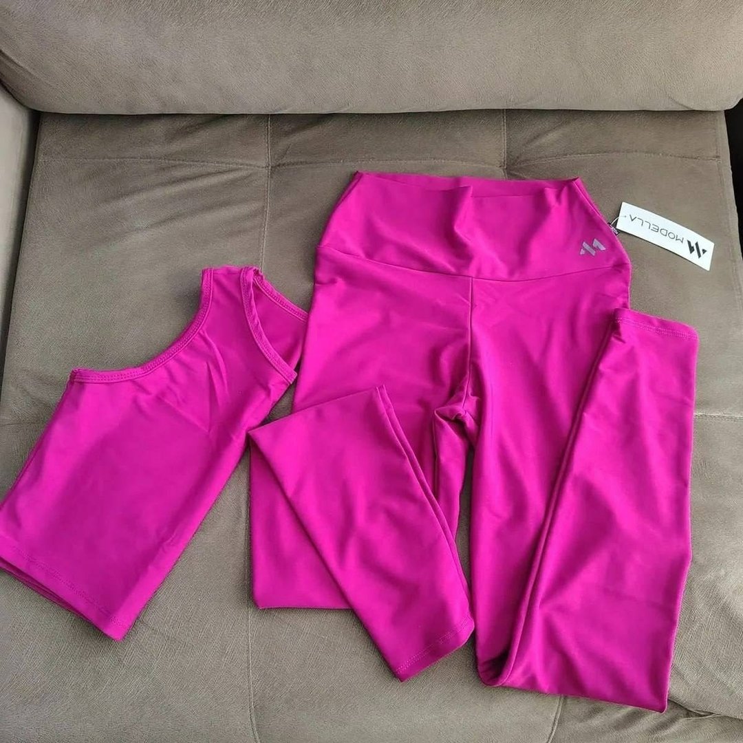 Conjunto Suplex Blackout Zero Transparência Legging E Croppe
