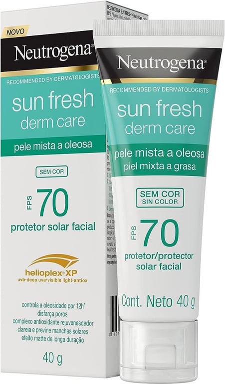 Resenha do Protetor Neutrogena SunFresh  pele mista e oleosa