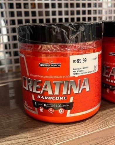 Creatina Hardcore 100% Pura e Monohidratada Integralmedica 300g
