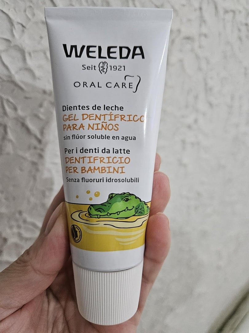 🤓WELEDA Gel Dental Infantil Weleda Amarelo 50 Ml