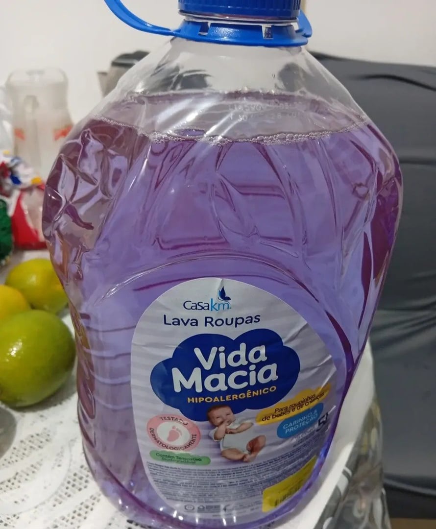 Lava Roupas Liquido Vida Macia 5l