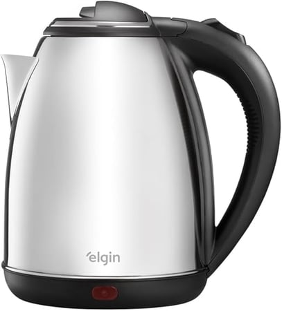 Chaleira elétrica Inox Elgin em Inox Sem fio 1,8 Litros 220V