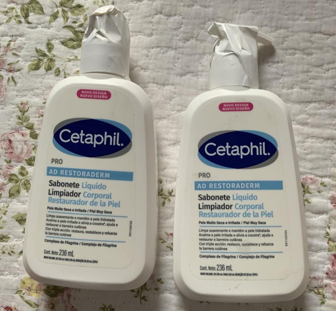 Cetaphil Pro AD Restoraderm Sabonete Líquido Hipoalergênico 236 ml