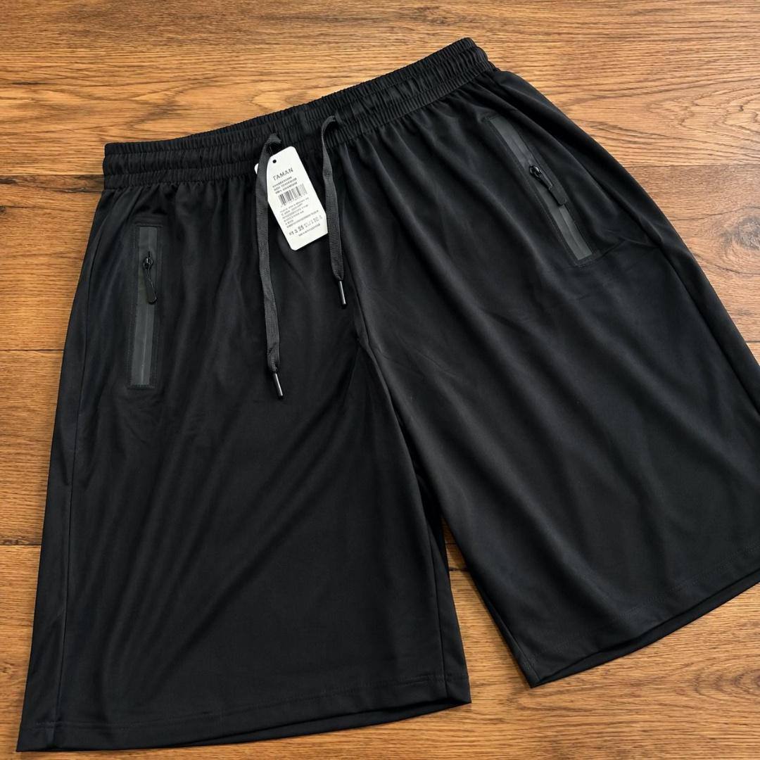 Short Masculino Bermuda Secagem Dry Zip Bolsos Academia