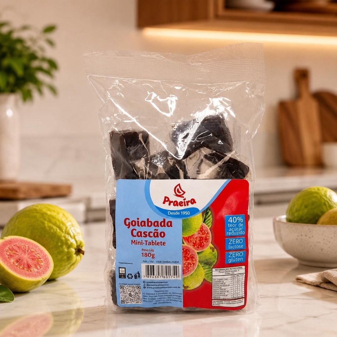Goiabada Cascão Mini-Tablete Praeira 180g