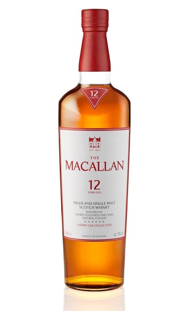 The Macallan Whisky Sherry Oak 12 Anos Single Malt 700ml