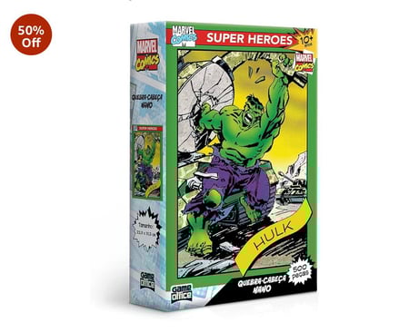 Toyster - Quebra-cabeça: Marvel Comics - Hulk - 500 peças nano - Game Office