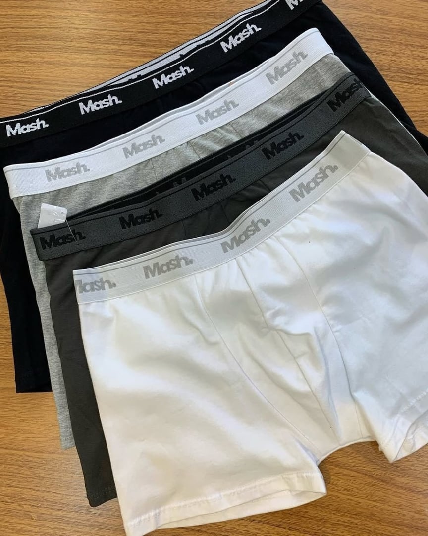 Kit 4 Cuecas Boxer Mash