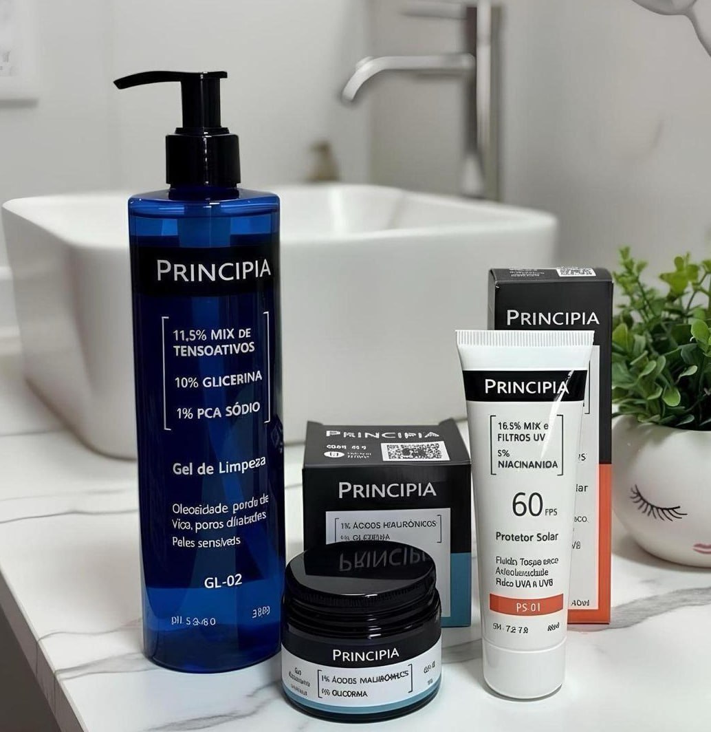 Principia Kit Completo Para Pele Sensível Com Fps 60
