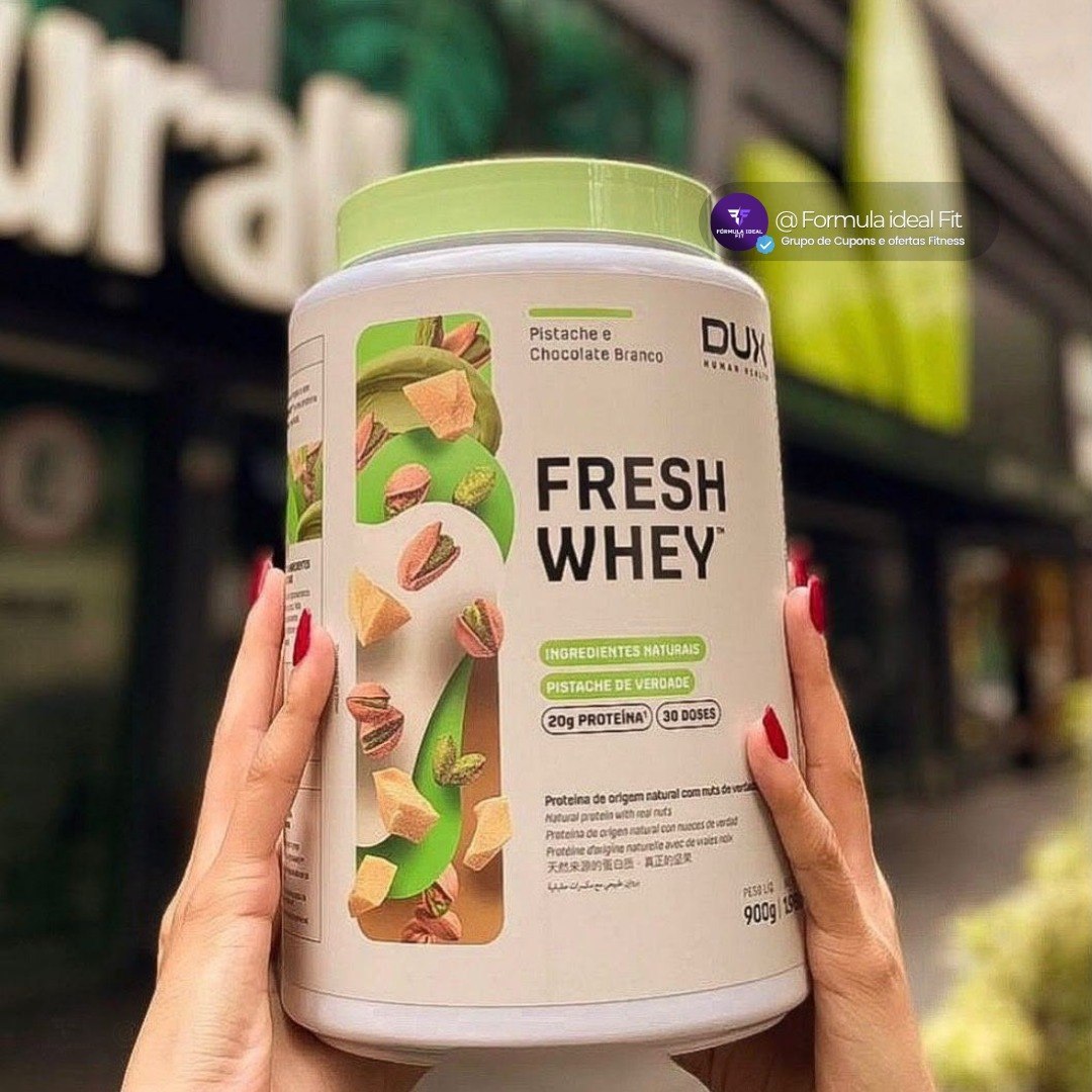 Freshwhey Pistache E Chocolate Branco 900g Dux