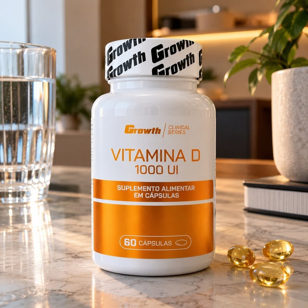 Vitamina D 1000ui 60 Caps - Sem Sabor Sem Sabor