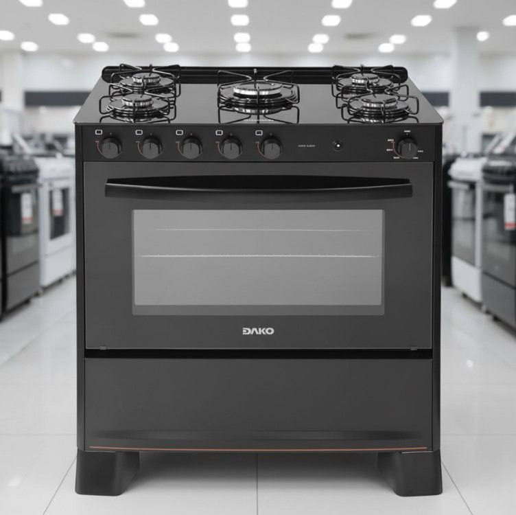 SUGGAR FOGÃO COOK GLASS PRETO MESA DE VIDRO 5 BOCAS MEGA CHAMA TREMPE 6 APOIOS ACENDIMENTO...