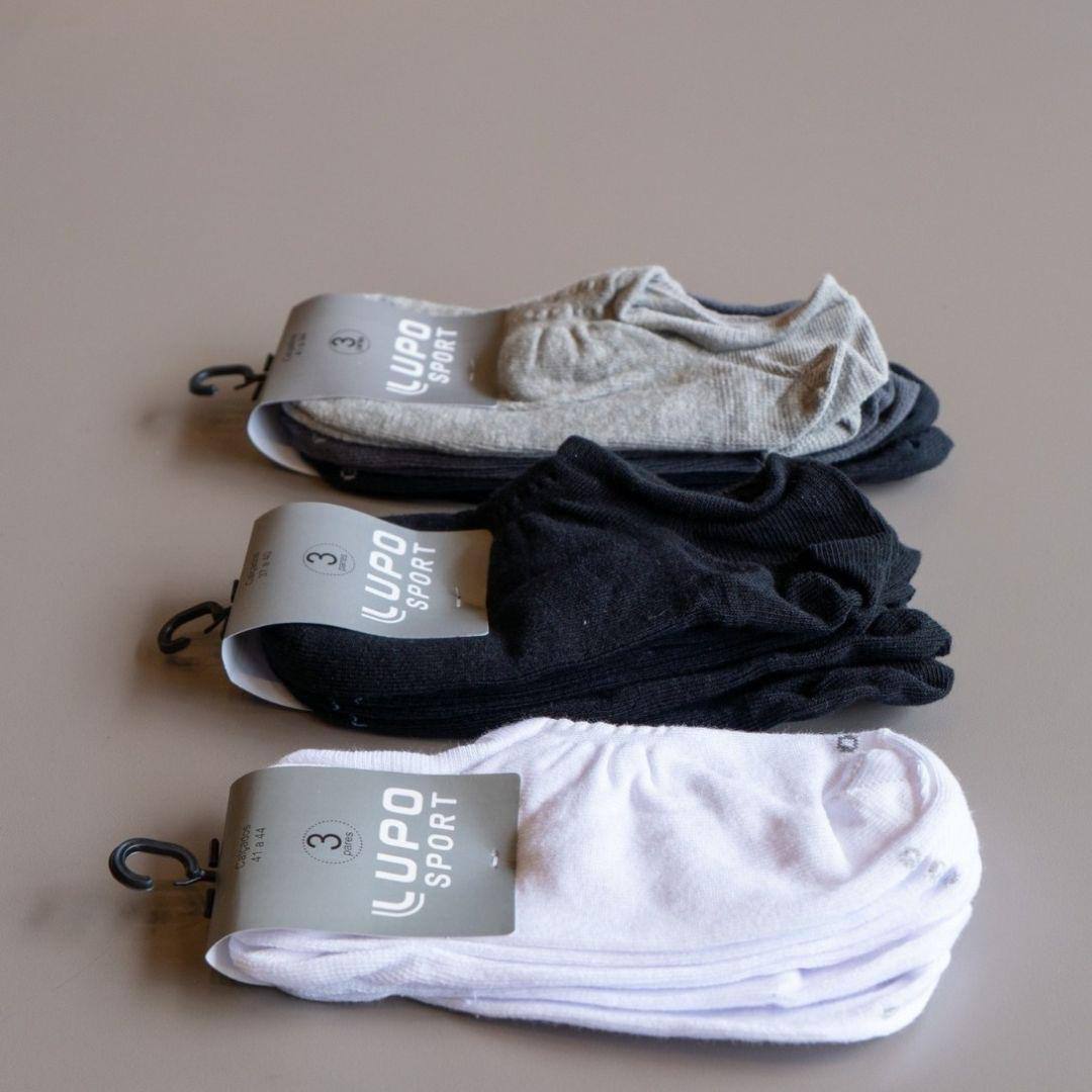 Kit 10 Pares De Meias Lupo Soquete Invisível Sport