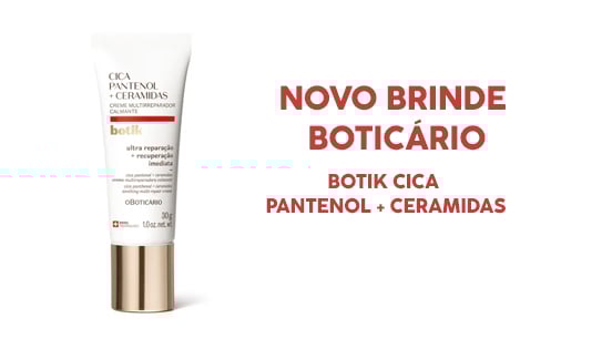 🎁 Novo Brinde Boticário em Julho: Resgate o Botik Cica Pantenol ...