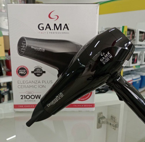 Secador Professional GAMA ITALY Eleganza Plus Ceramic Íon 2100W 2 velocidades 3 temperatur...