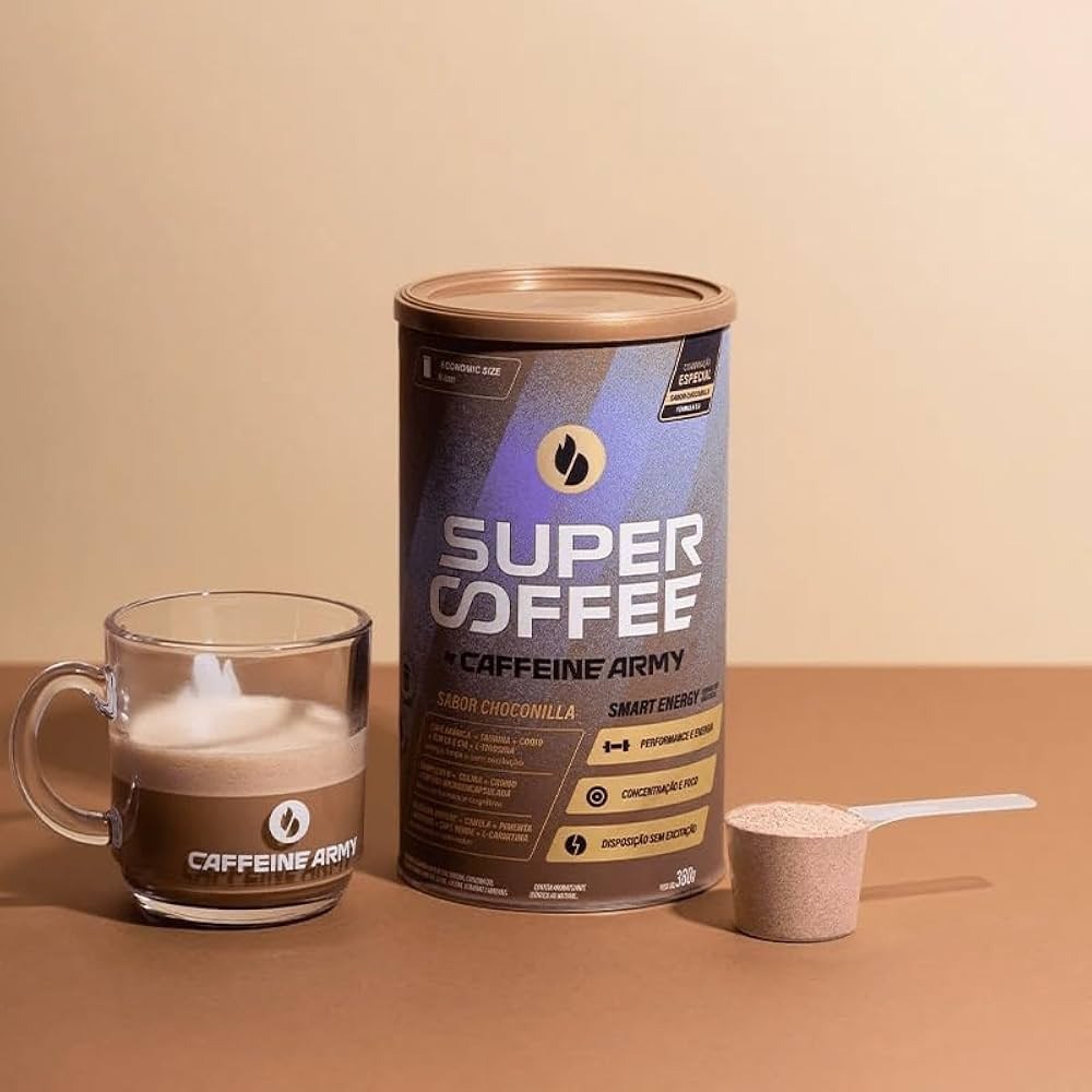 Supercoffee Língua De Gato - Economic Size (380g) - Caffeine Army Chocolate Ao Leite