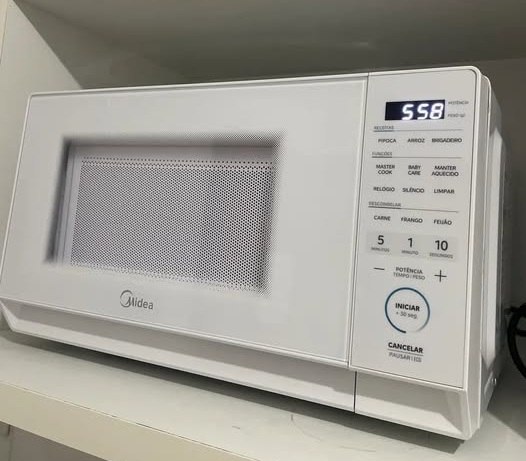 Micro-ondas MasterCook Midea 35L Receitas Pré-programadas Branco - 220v