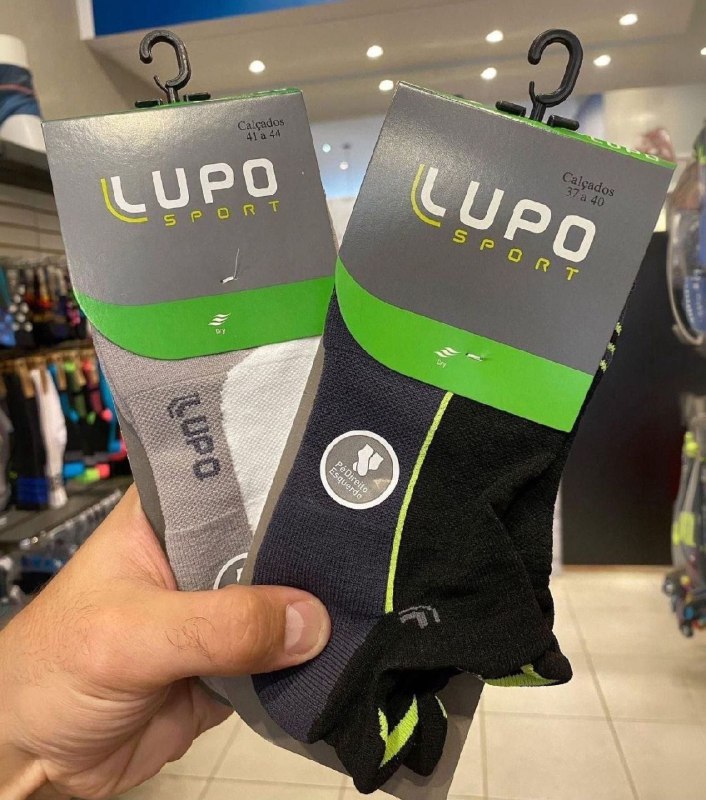 Kit 3 Pares Meia Lupo Dry Cano Curto Alta Performance Sport