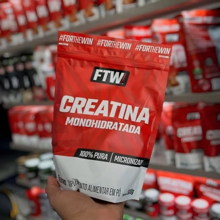 Kit 2x unid de 500g Creatina 100% Monohidratada Refil - Ftw - Fitoway