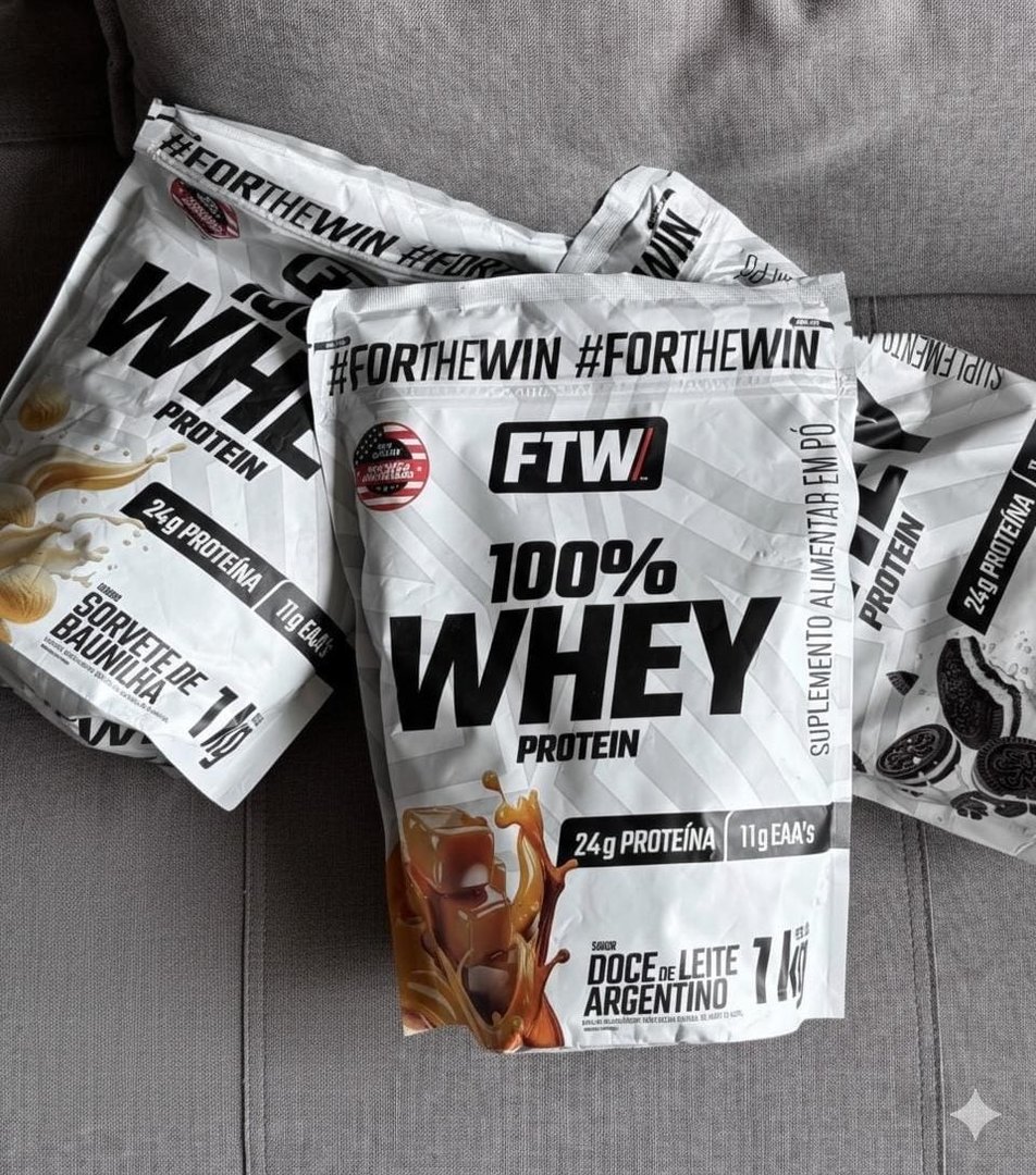 Whey Protein 100% Refil 1kg Ftw
