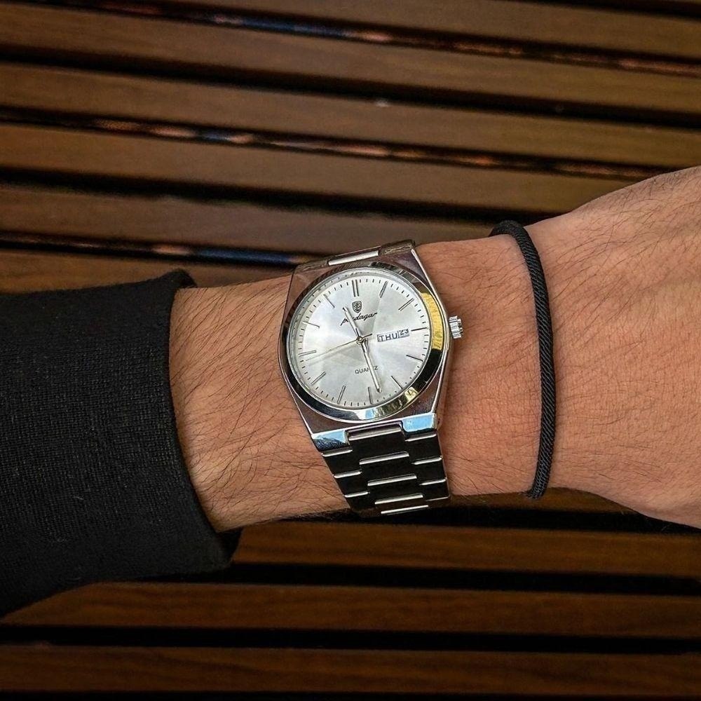 Relógio Suiço Old Money Luxo Minialista C/caixa E Ajustador