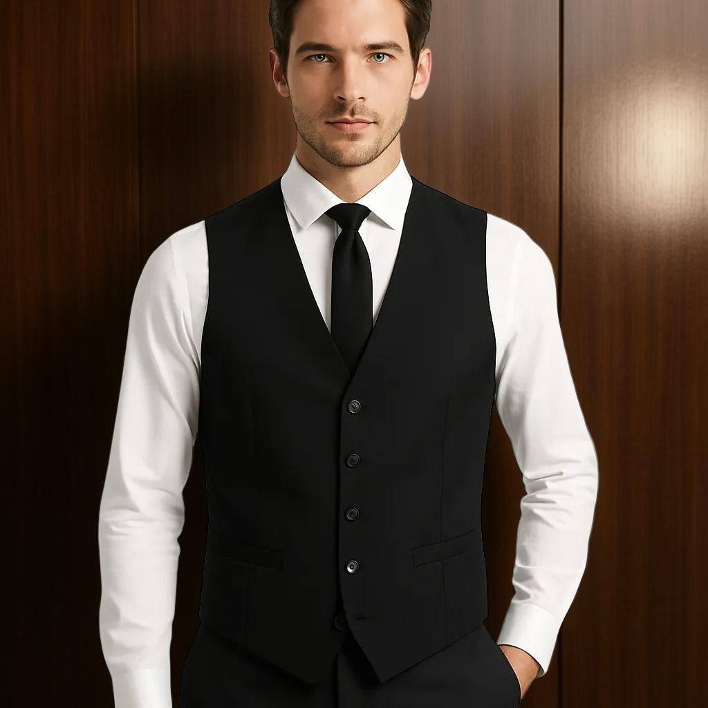 Colete Social Slim Masculino Ajustável Várias Cores