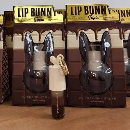 Gloss Lip Bunny Triple Fran By Franciny Marrom