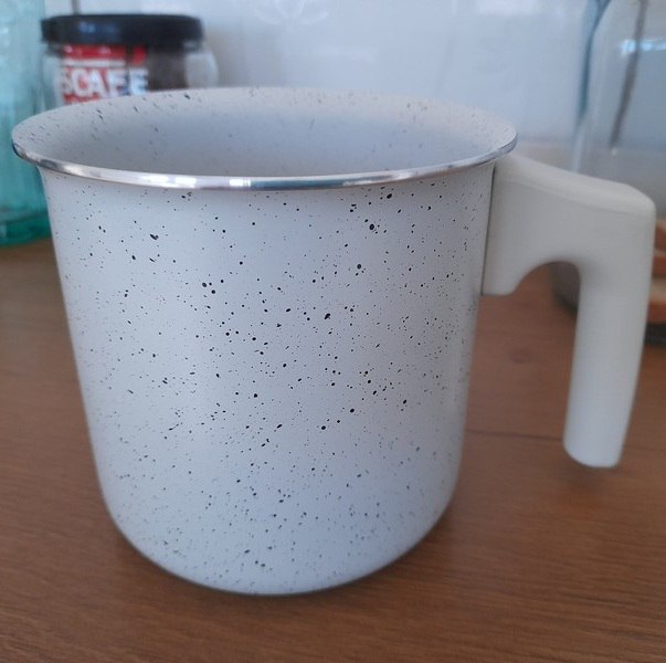 Fervedor Leiteira Casambiente Antiaderente Cerâmica Ibiza Vanilla 0,9l Branco