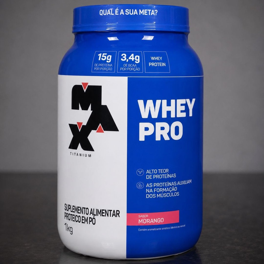 Whey Protein 1kg Whey Pro Max Titanium