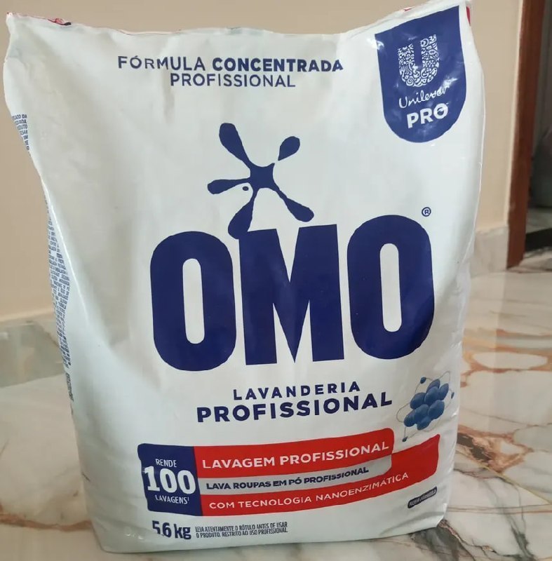 Sabão Em Pó Omo Pro Lavanderia Profissional 5,6 Kg