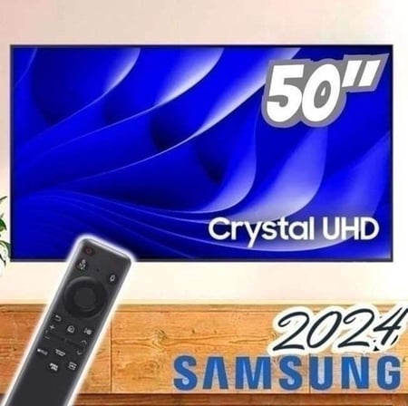 Samsung Smart TV 50" Crystal UHD 4K 50DU8000 - Painel Dynamic Crystal Color, Gaming Hub