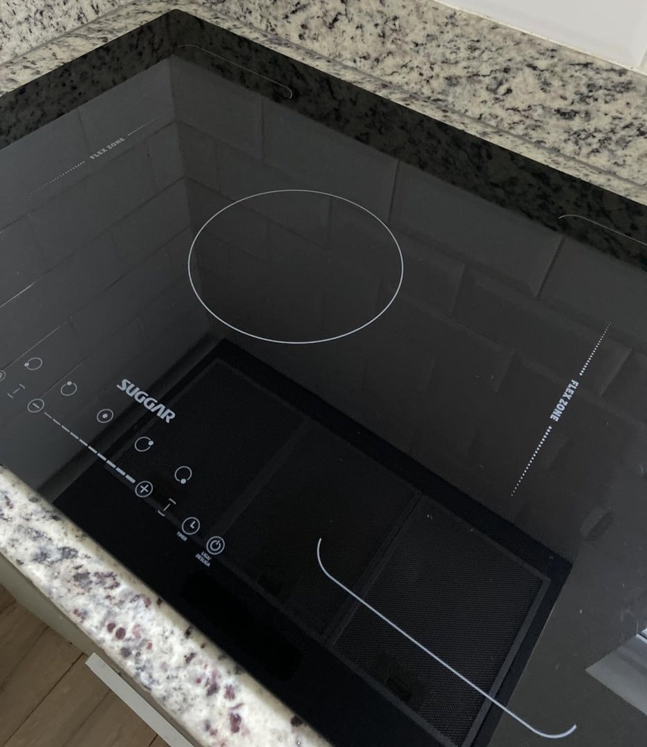 Cooktop de Indução Suggar Flex 5 Zonas de Aquecimento Painel Touch Digital 9 Potencias - 220v