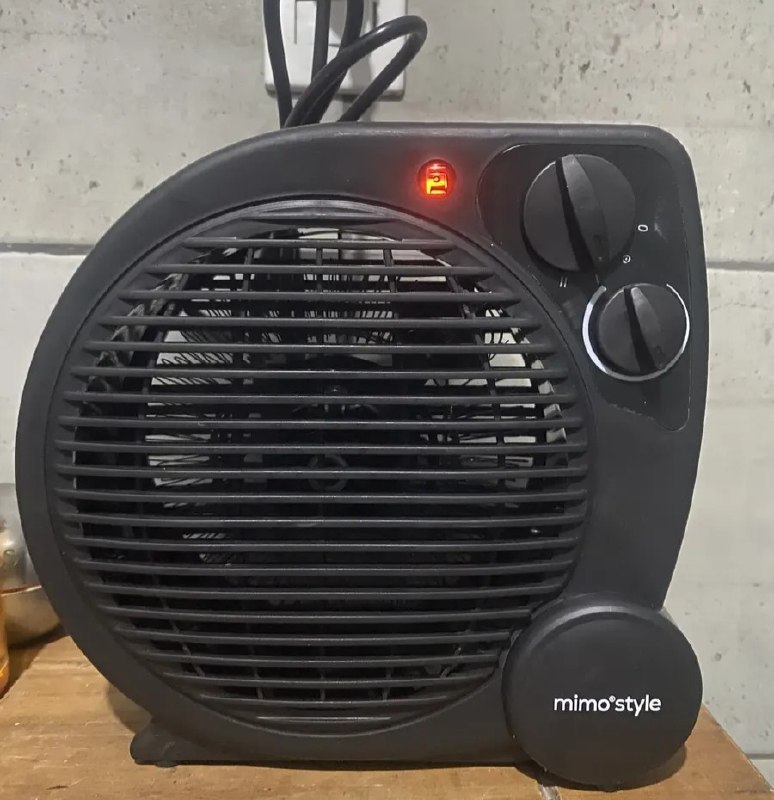 Aquecedor Elétrico Portátil A Ar Ventilador Quente Mimo Style - 110v/220v