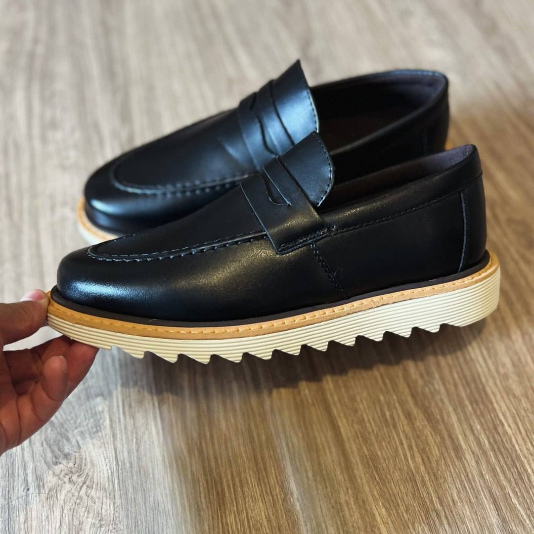 Sapato Casual Loafer Tratorado Comfort Premium