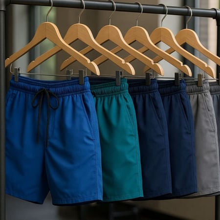 Kit 5 Shorts Masculino Praia C Lycra Tactel Academia Bermuda